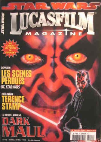 LUCASFILM STAR WARS magazine side cover Issue 16 March/April 1999