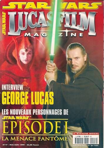 LUCASFILM STAR WARS magazine side cover Issue 17 May/June 1999