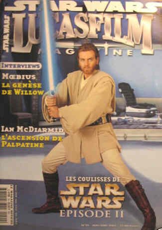 LUCASFILM STAR WARS magazine side cover Issue 29 May/June 2001
