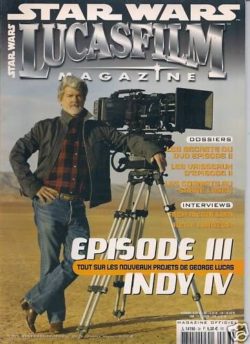 LUCASFILM STAR WARS magazine side cover Issue 38 November/December 2002