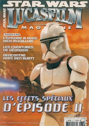 LUCASFILM STAR WARS magazine side cover Issue 39 January/February 2003