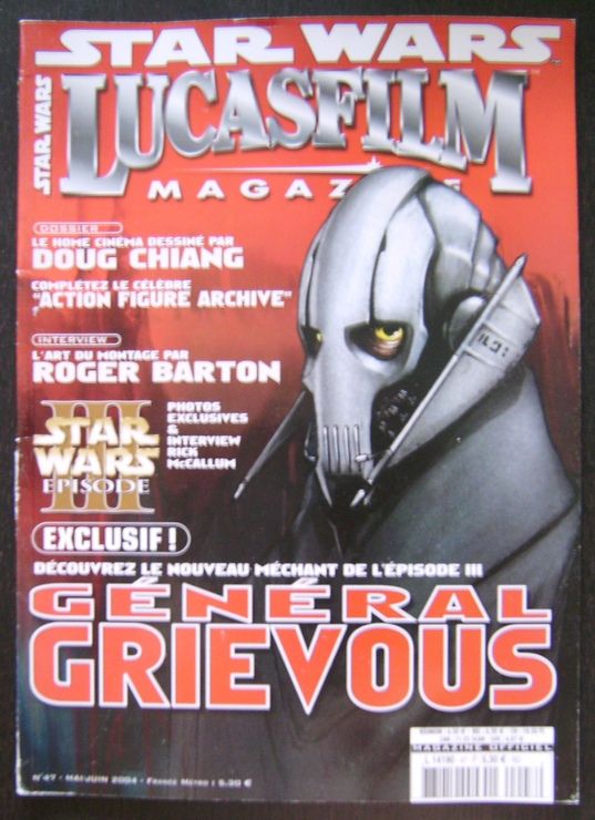 LUCASFILM STAR WARS magazine side cover Issue 47 May/June 2004