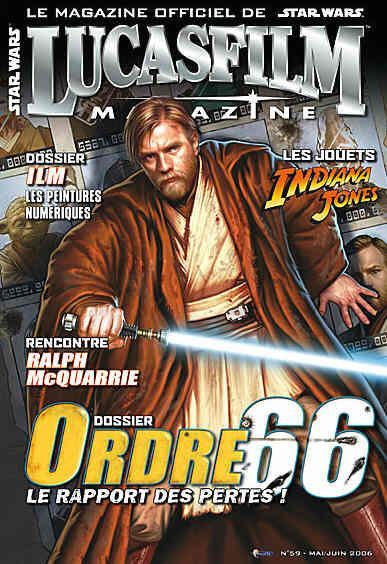 LUCASFILM STAR WARS magazine side cover Issue 59 May/June 2006