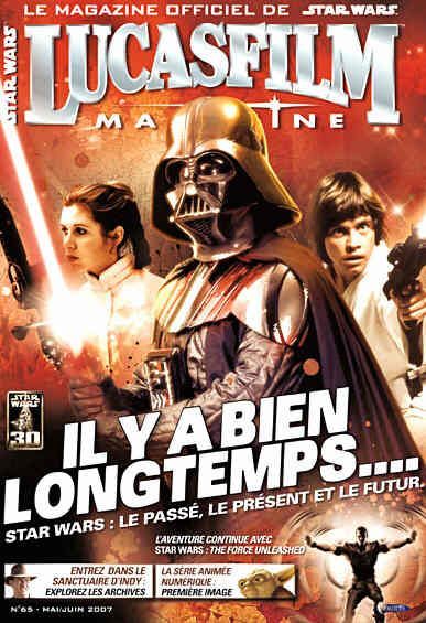 LUCASFILM STAR WARS magazine side cover Issue 65 May/June 2007