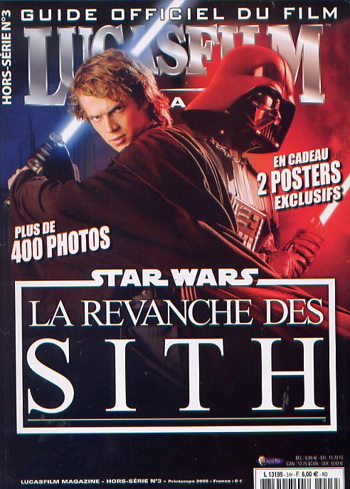 LUCASFILM STAR WARS magazine side cover  Special # 3 Spring 2003