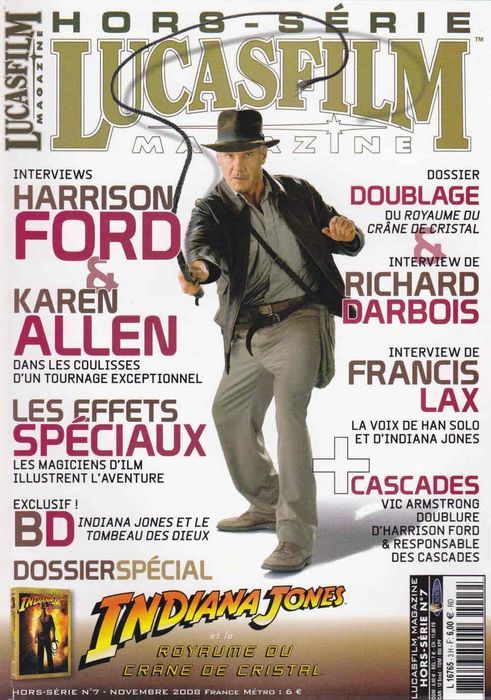 LUCASFILM STAR WARS magazine side cover  Special # 7 November 2008