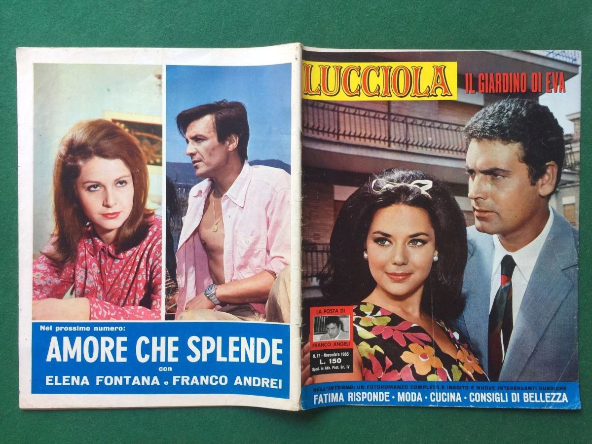 LUCCIOLA magazine side cover Issue 17  November 1965