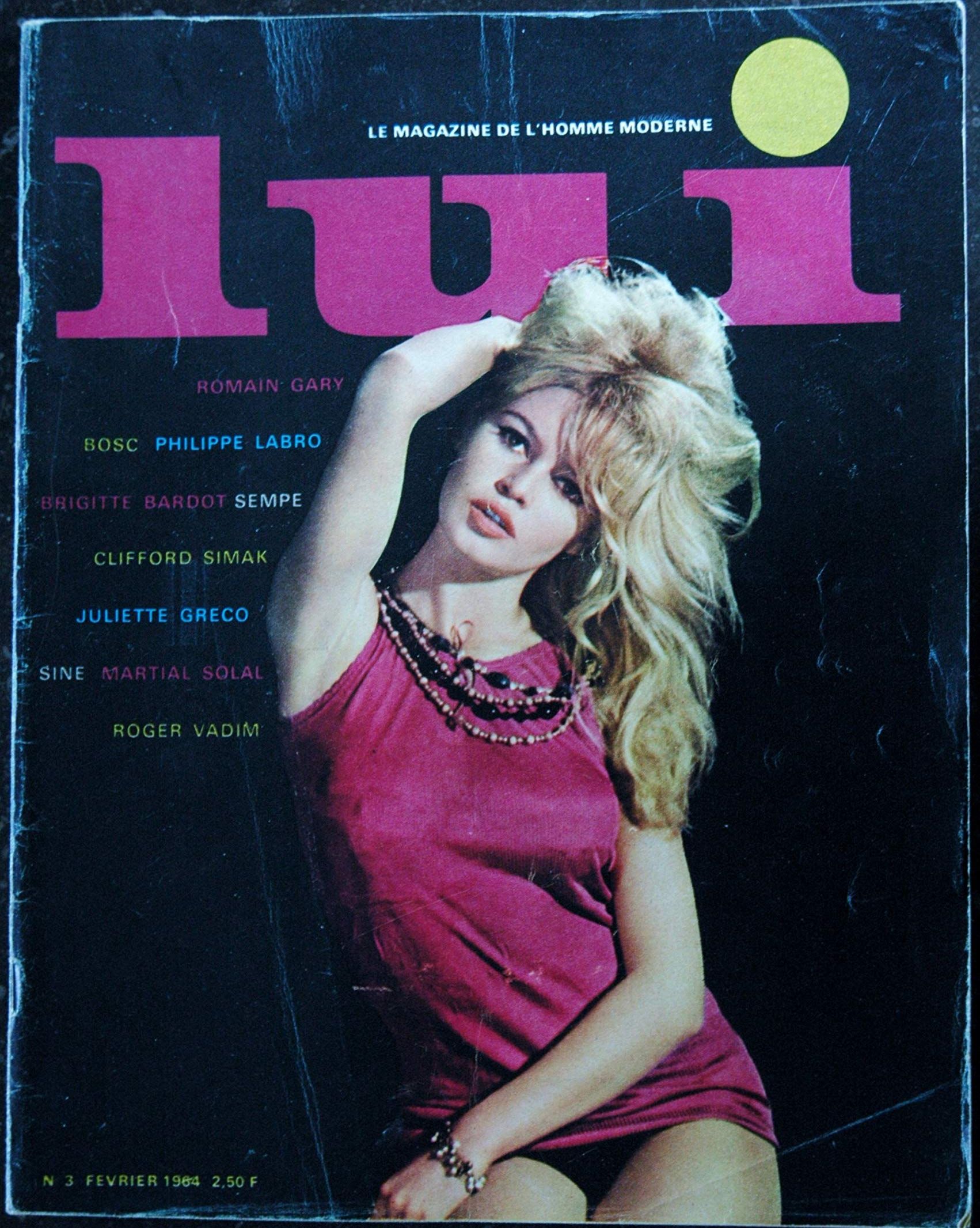 LUI magazine side cover Issue 3  February 1964