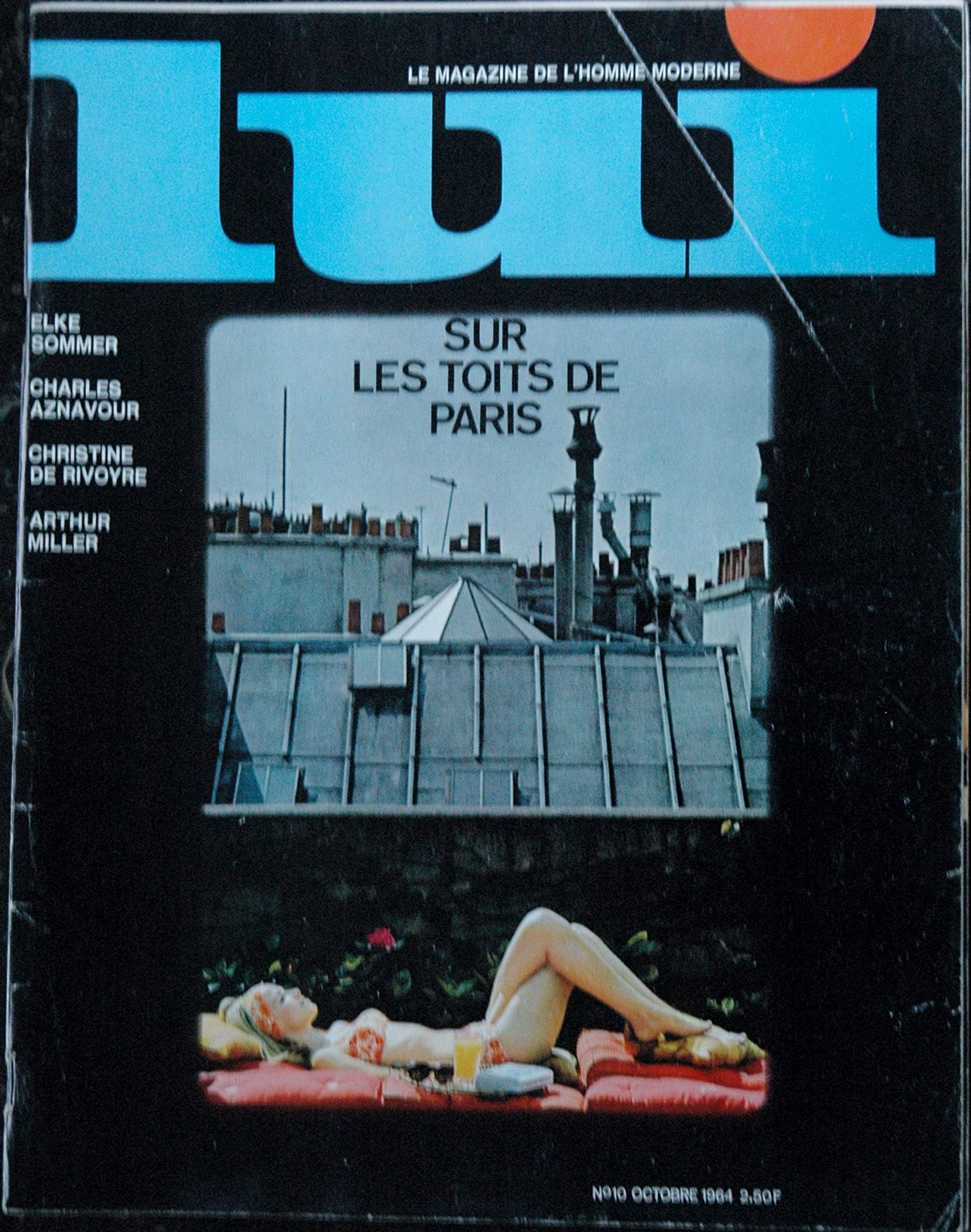 LUI magazine side cover Issue 10  October 1964