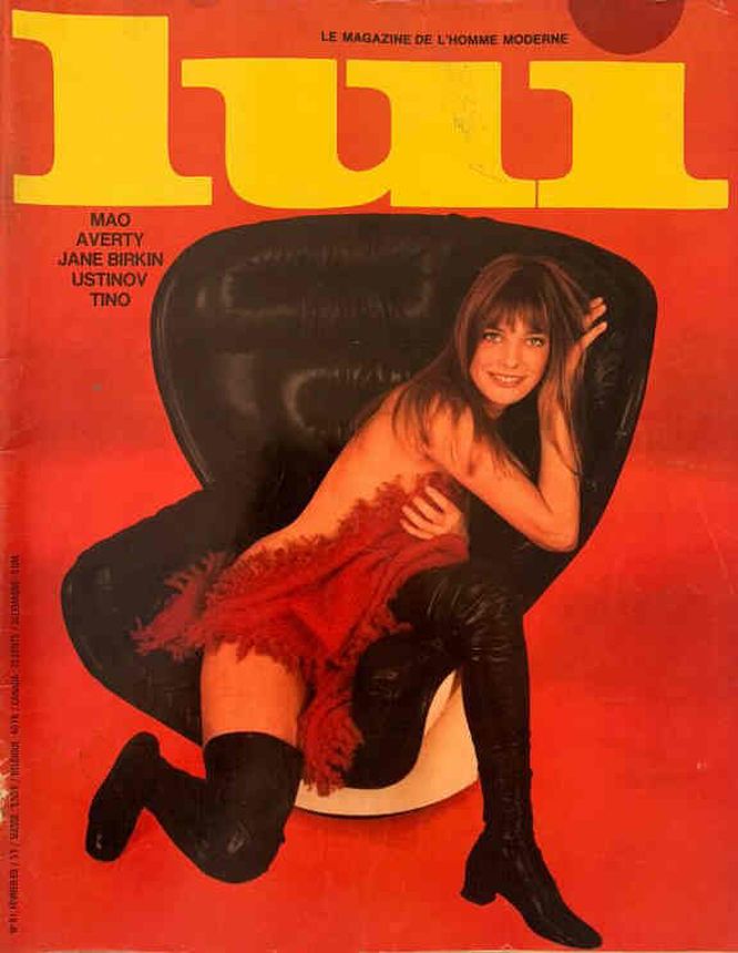 LUI magazine side cover Issue 61  February 1969