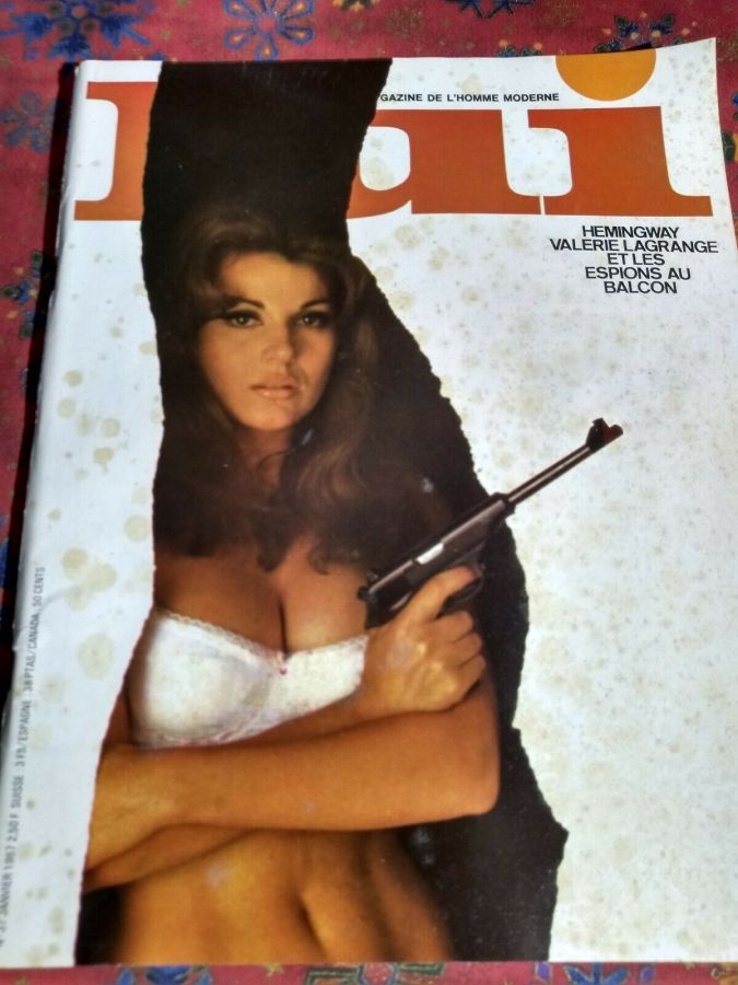 LUI magazine side cover Issue 37  January 1967