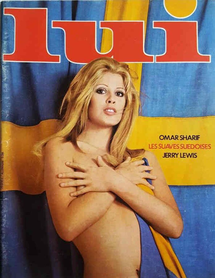 LUI magazine side cover Issue 63  April 1969