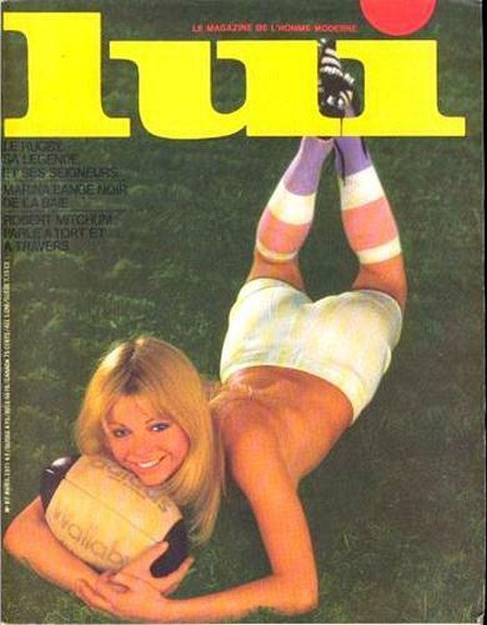 LUI magazine side cover Issue 87  April 1971