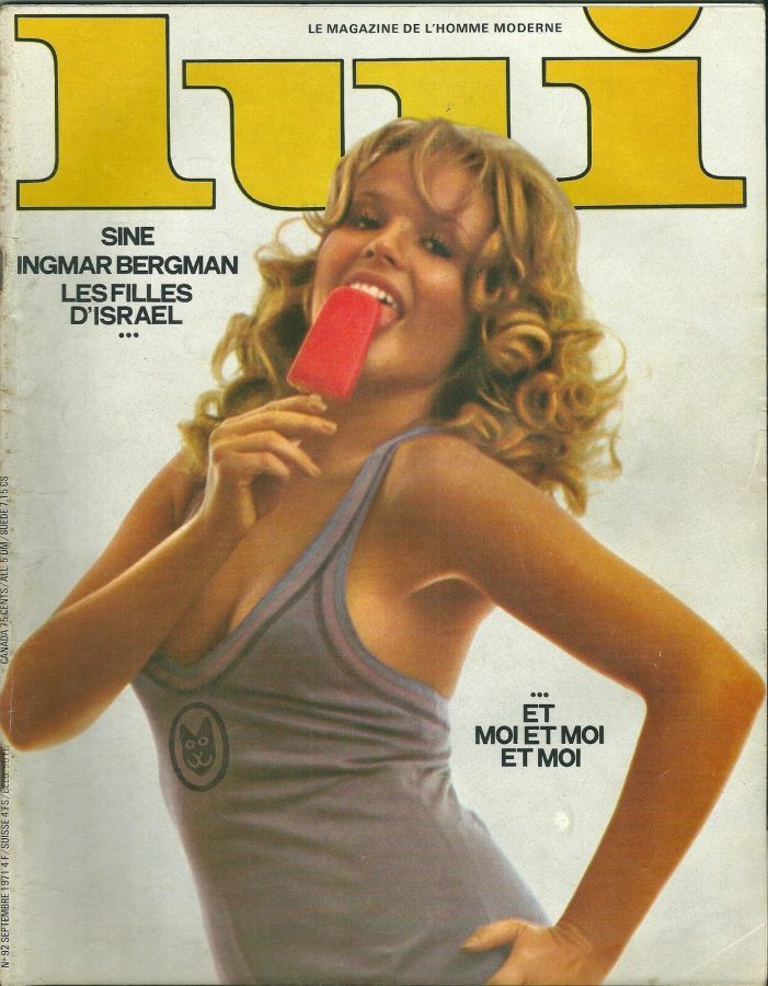LUI magazine side cover Issue 92  September 1971