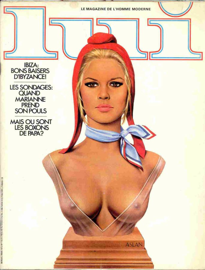 LUI magazine side cover  March 1973