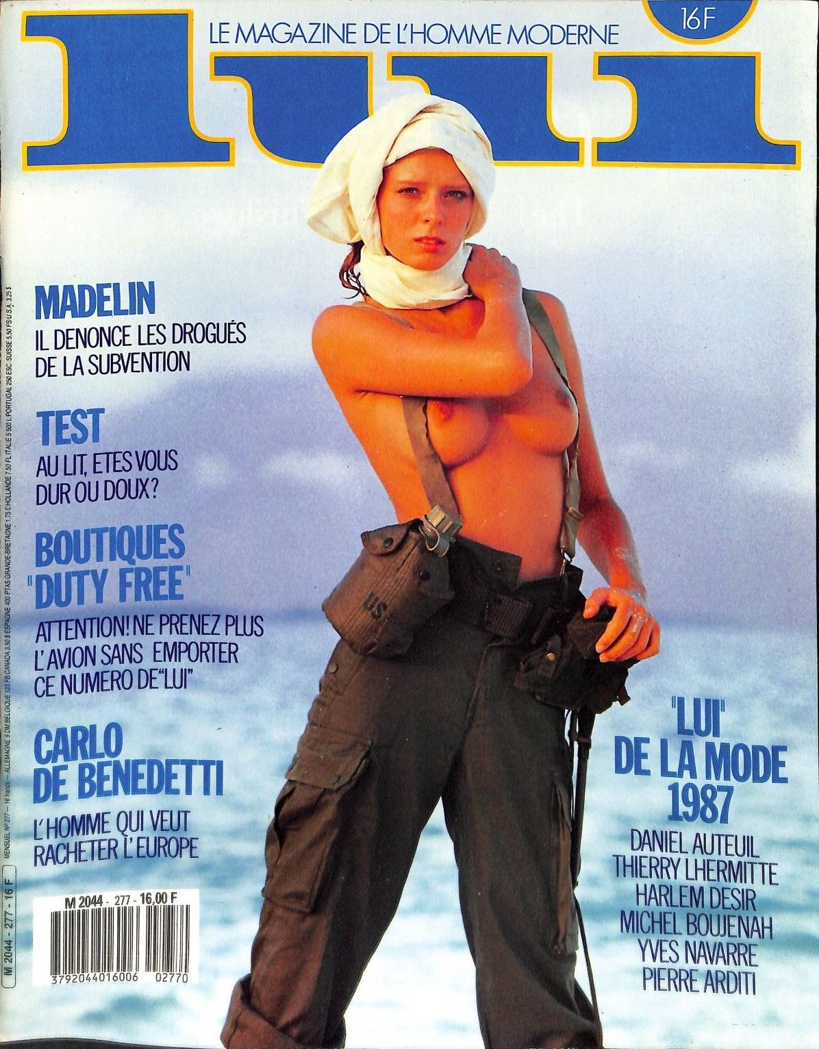 LUI magazine side cover Issue 277  February 1987