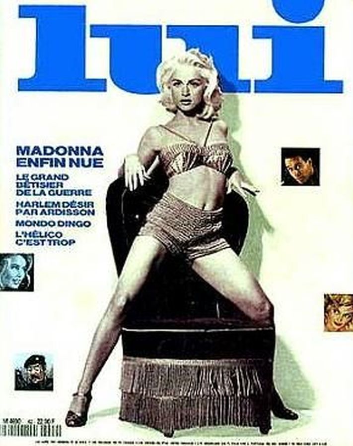 LUI magazine side cover  April 1991
