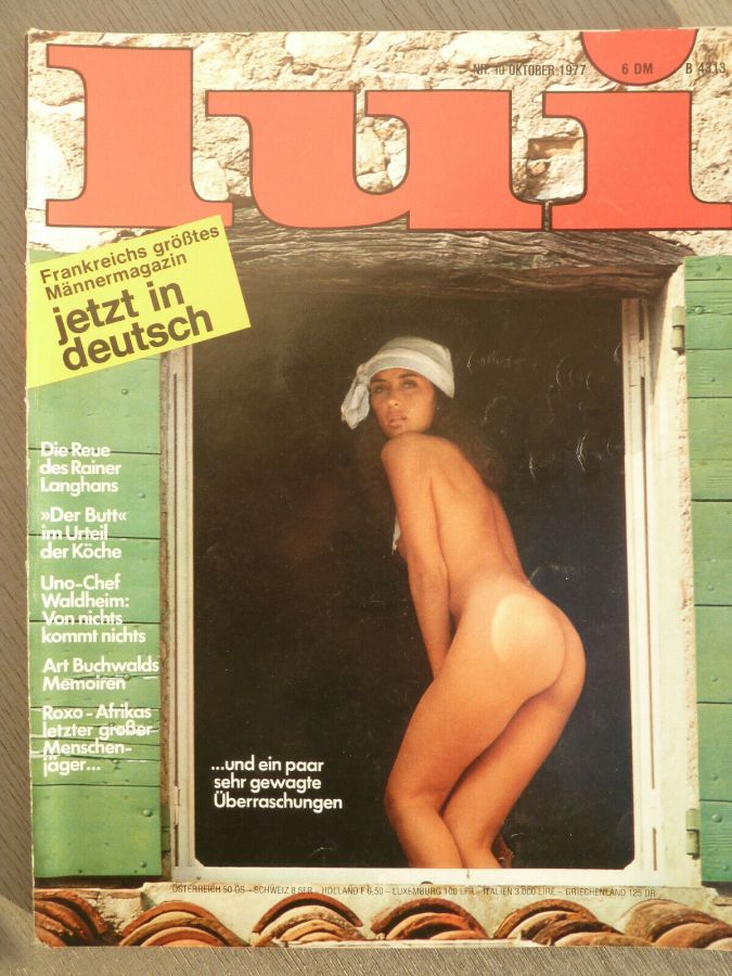LUI (DE) magazine side cover  October 1977