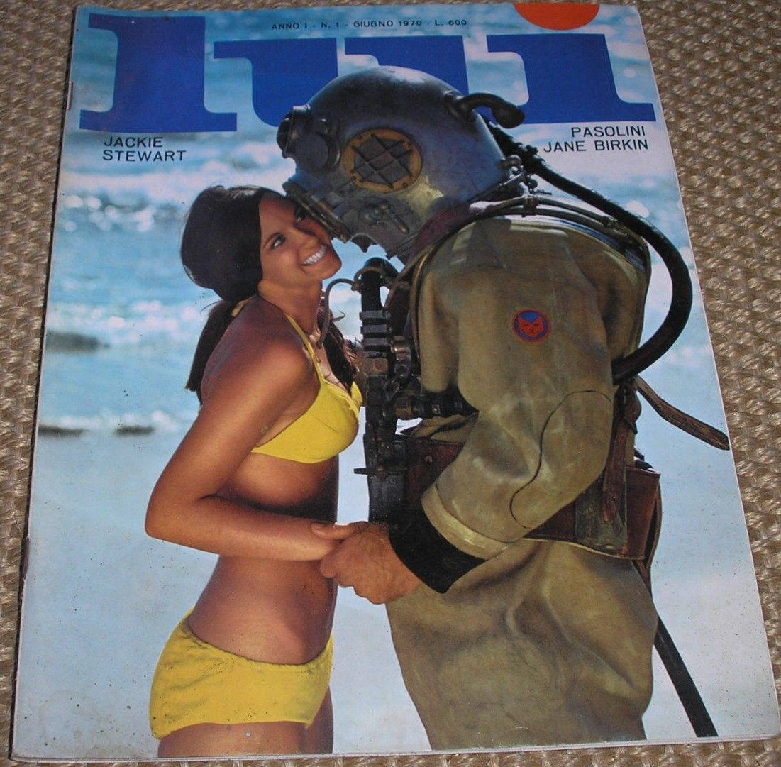 LUI (IT) magazine side cover Issue 1  June 1970
