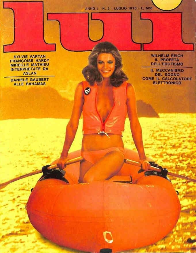 LUI (IT) magazine side cover Issue 2  July 1970