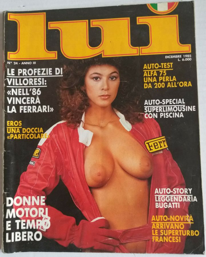 LUI (IT) magazine side cover  December 1985