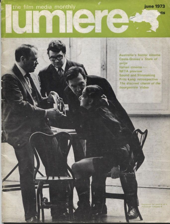 LUMIERE (AUSTRALIA) magazine side cover Issue 24  June 1973