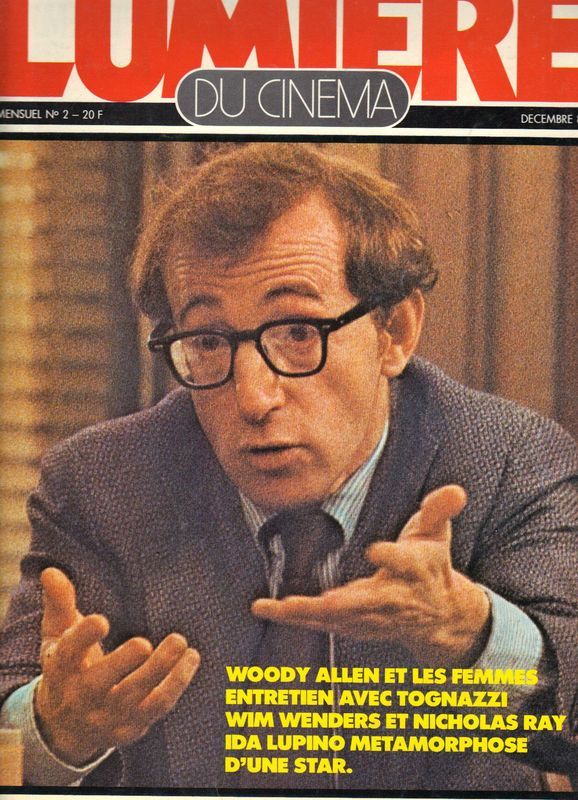 LUMIERE DU CINEMA magazine side cover Issue 2  Nouvelle Serie December 1980