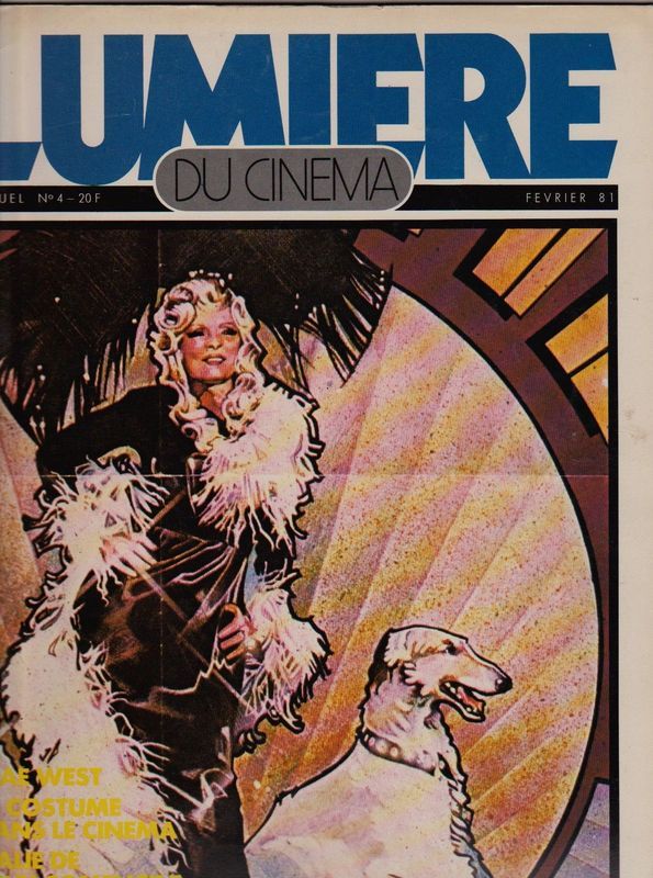 LUMIERE DU CINEMA magazine side cover Issue 4  Nouvelle Serie February 1981