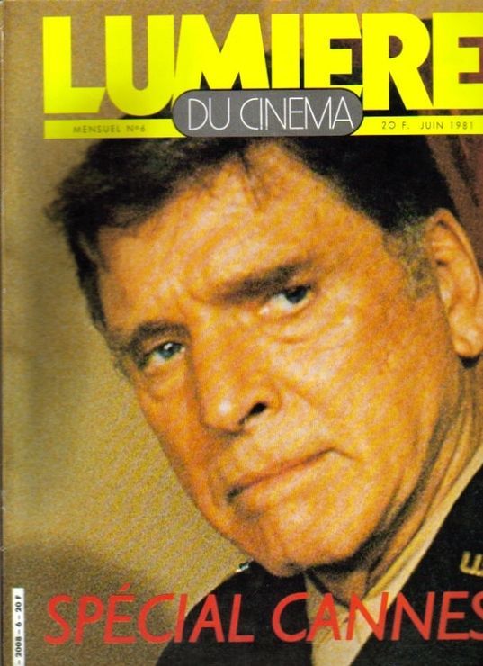 LUMIERE DU CINEMA magazine side cover Issue 6  Nouvelle Serie June 1981