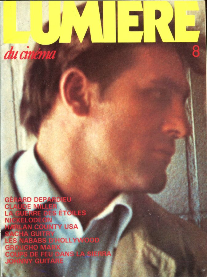 LUMIERE DU CINEMA magazine side cover Issue 8 October 1977