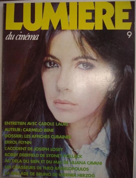 LUMIERE DU CINEMA magazine side cover Issue 9 November 1977