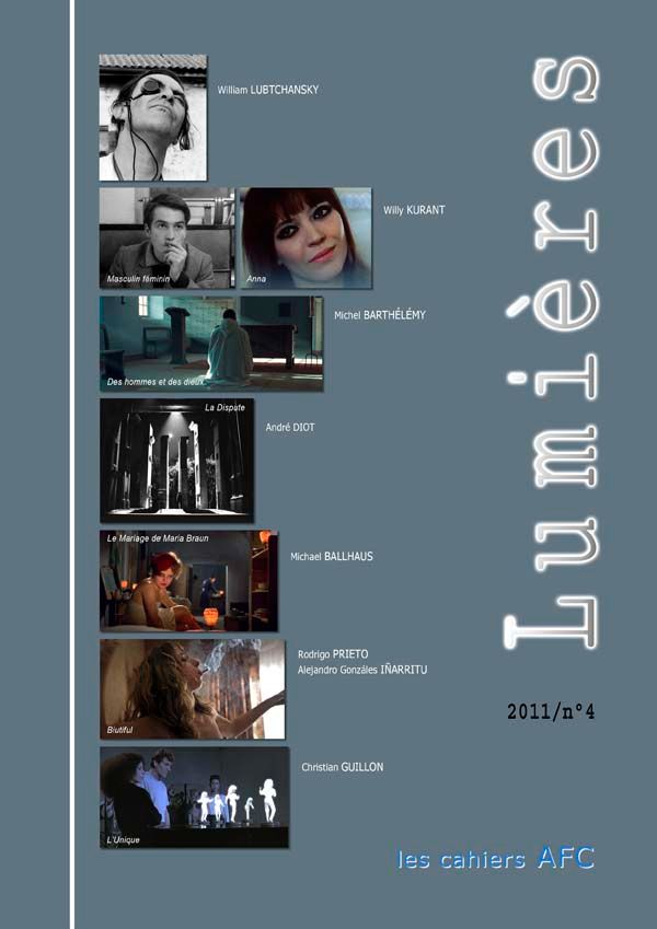 LUMIERES magazine side cover Issue 4  2011