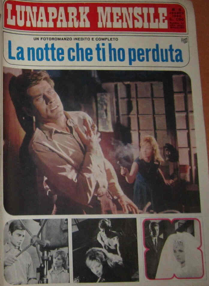 LUNAPARK MENSILE magazine side cover Issue 3  1966