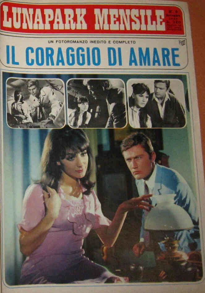 LUNAPARK MENSILE magazine side cover Issue 6 November 1966