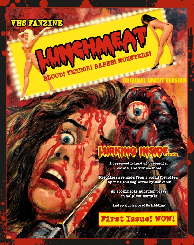 LUNCHMEAT magazine side cover Issue 1  2008