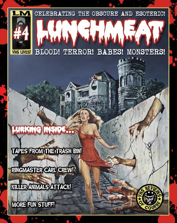 LUNCHMEAT magazine side cover Issue 4 Dec./January/February 2010