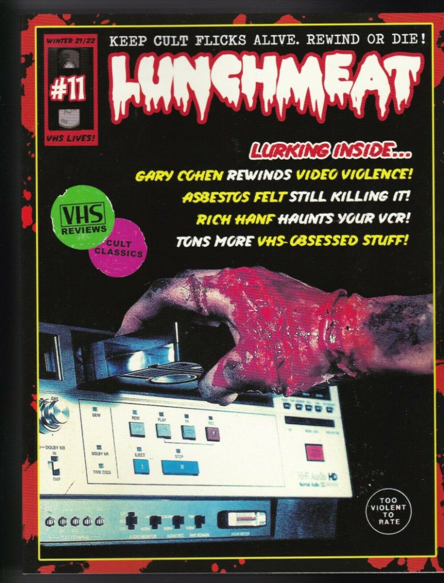 LUNCHMEAT magazine side cover Issue 11 Winter 2021