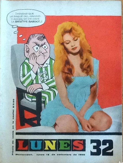 LUNES magazine side cover Issue 32 10 September 1958
