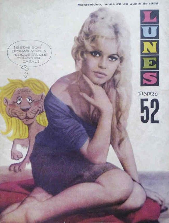 LUNES magazine side cover Issue 52 22 June 1959