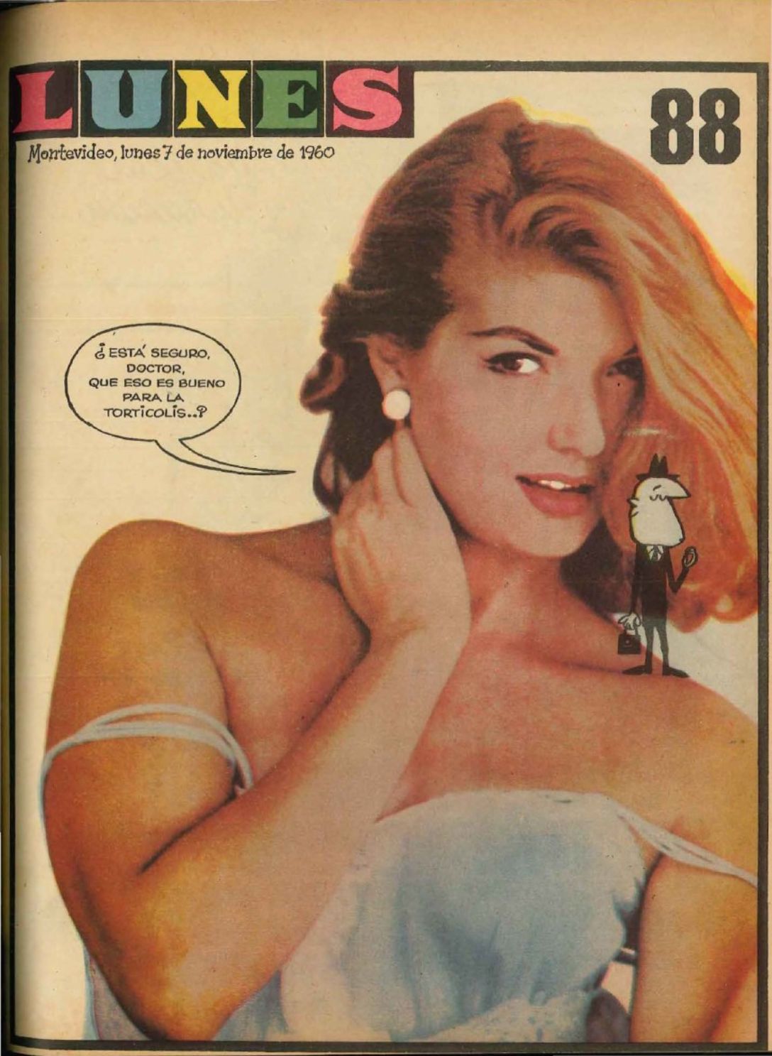 LUNES magazine side cover Issue 88 7 November 1960