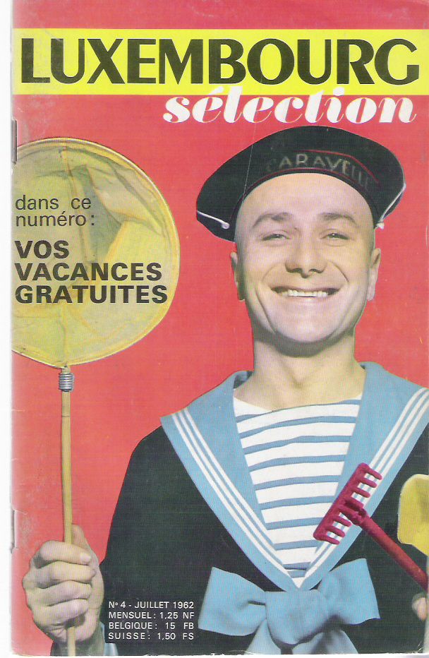 LUXEMBOURG SELECTION magazine side cover Issue 4  July 1962