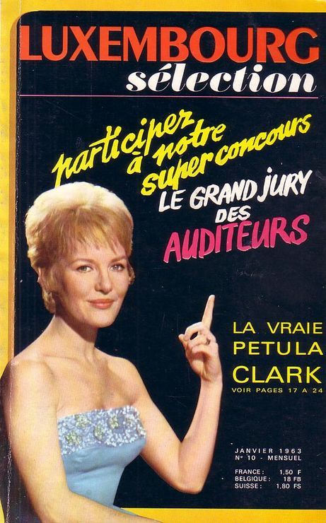 LUXEMBOURG SELECTION magazine side cover Issue 10  January 1963