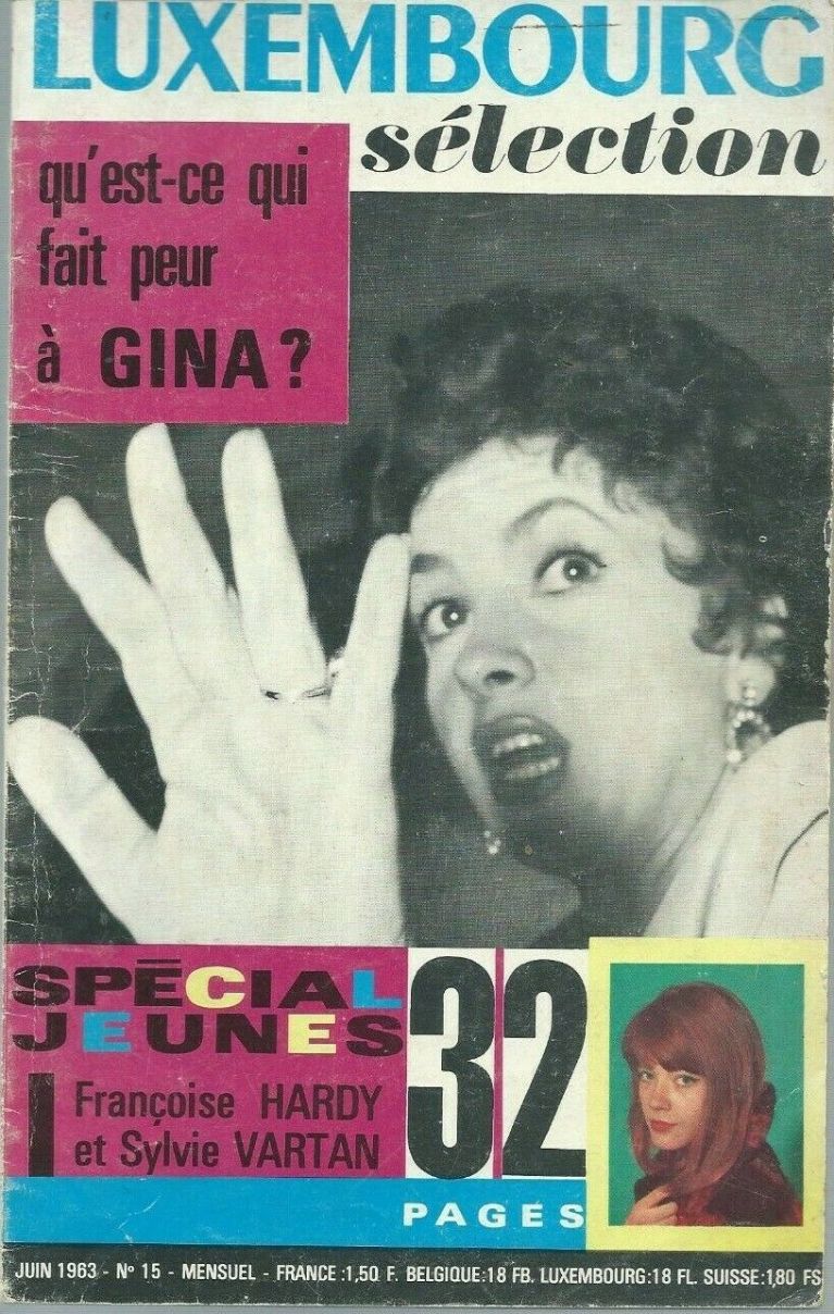 LUXEMBOURG SELECTION magazine side cover Issue 15  June 1963