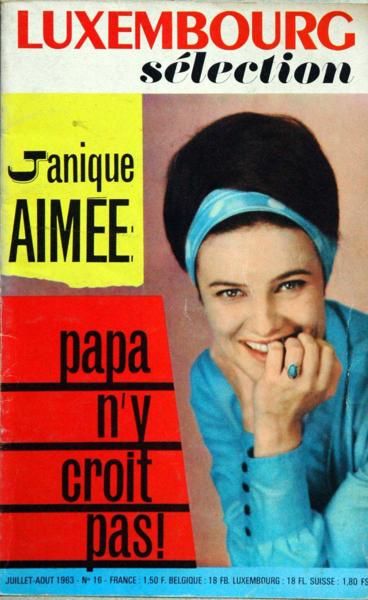 LUXEMBOURG SELECTION magazine side cover Issue 16  July/August 1963