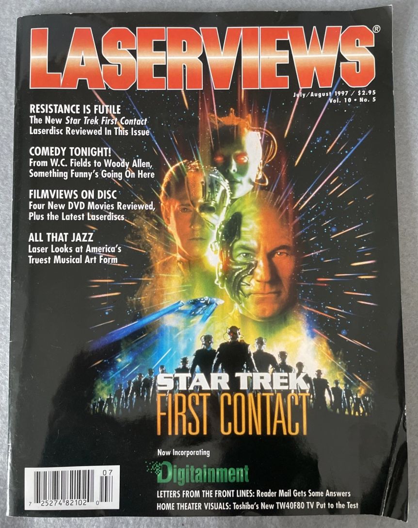 LASERVIEWS magazine side cover  July/August 1997