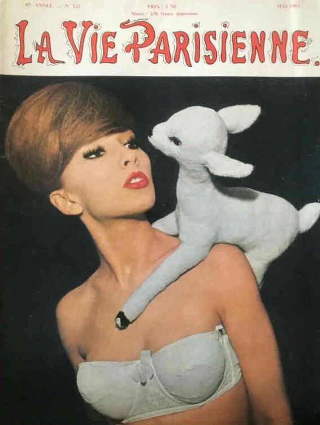 LA VIE PARISIENNE magazine side cover Issue 125  May 1961