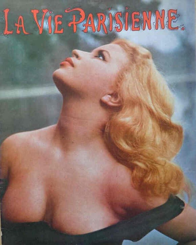 LA VIE PARISIENNE magazine side cover Issue 126  June 1961