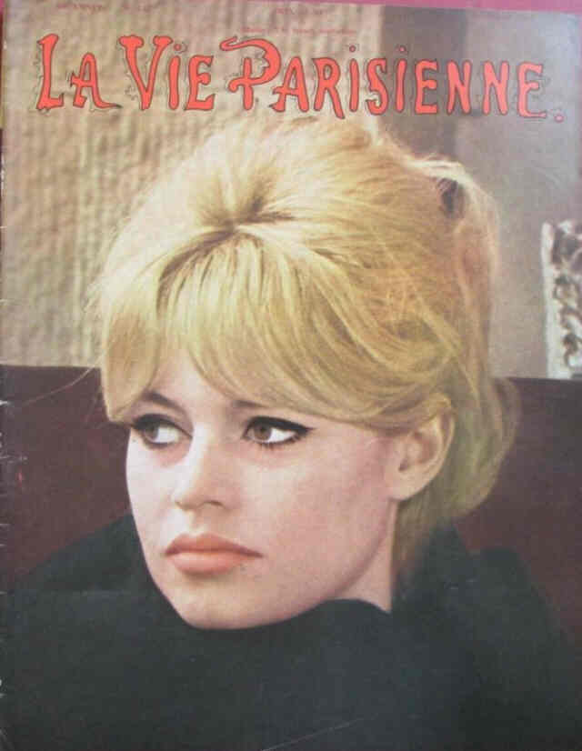 LA VIE PARISIENNE magazine side cover Issue 142  October 1962