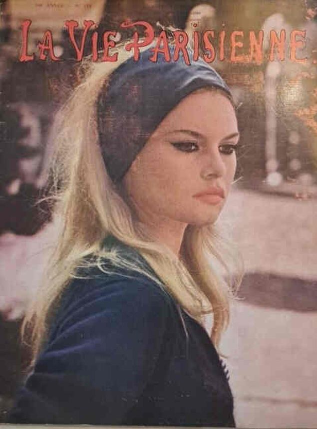 LA VIE PARISIENNE magazine side cover Issue 159  March 1964