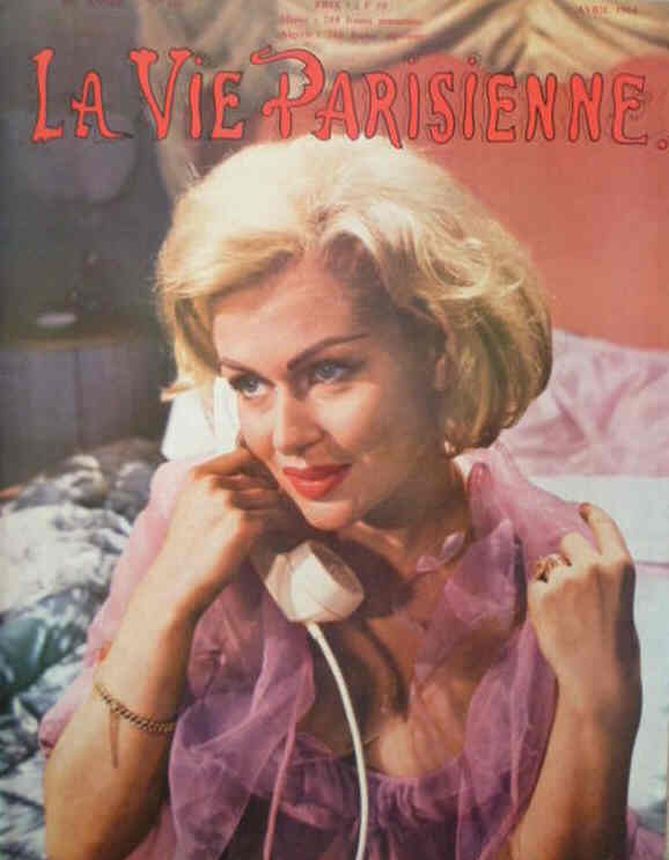 LA VIE PARISIENNE magazine side cover Issue 160  April 1964